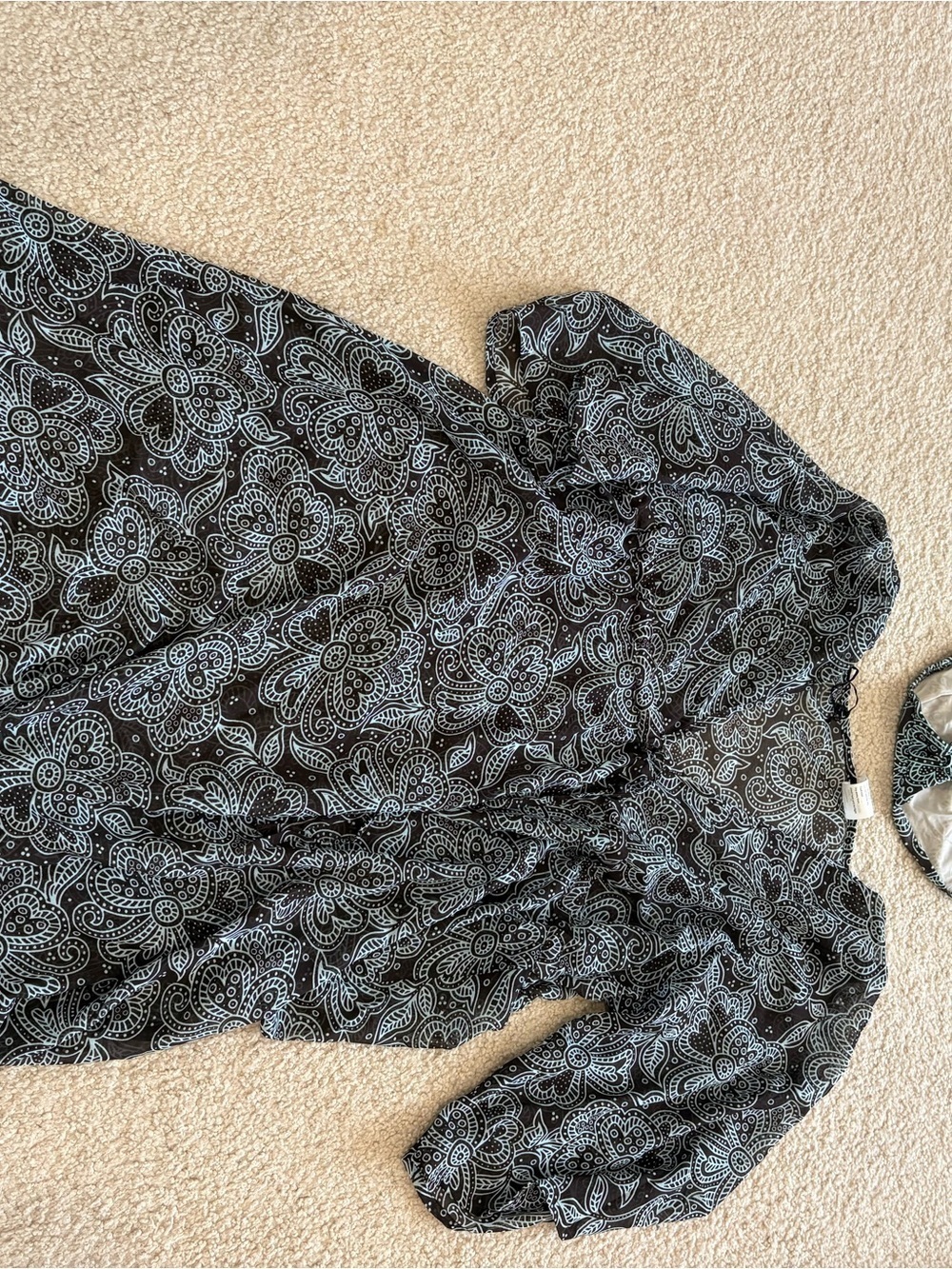 Fantasie Brown & Mint Bandeau Tie-Side Bikini - Picture 7 of 9